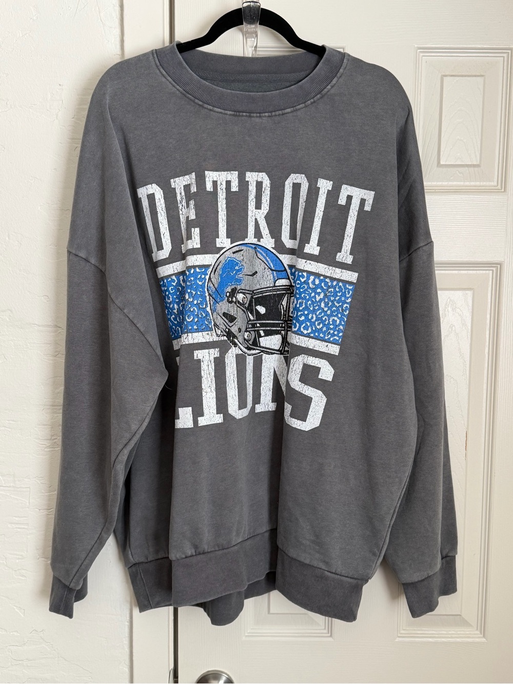 Gameday Couture Detroit Lions Gray Women’s Graphic Sweatshirt - XXL